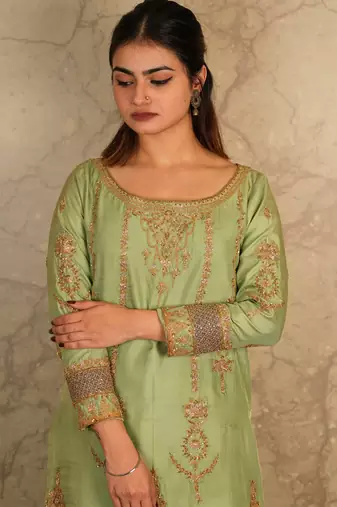 Green Kurta Sets