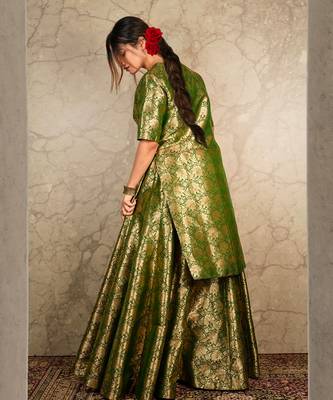 Green Skirt Sets 2
