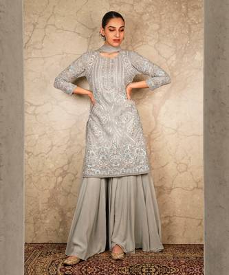 Grey Kurta Sets 1
