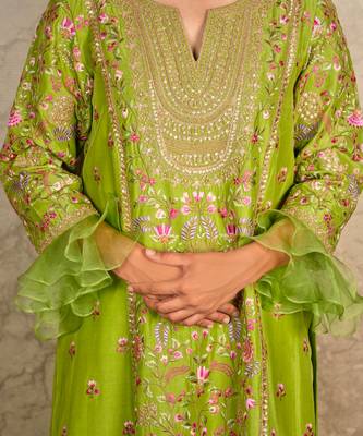 Green Kurta Sets 3
