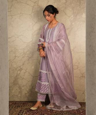 Purple Kurta Sets 1
