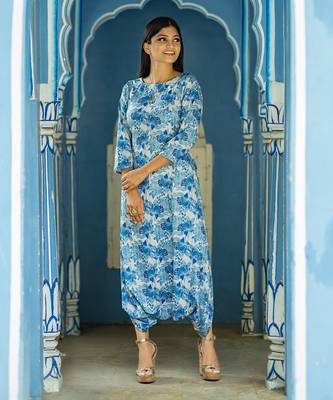 Seashell cream dhoti jumpsuit 1