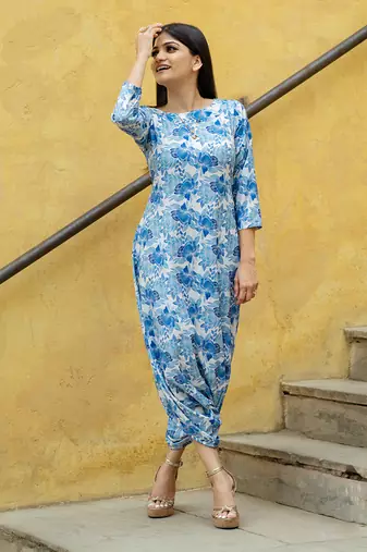 Seashell cream dhoti jumpsuit