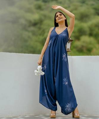 Twilight blue palazzo jumpsuit 2