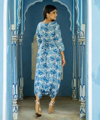 Seashell cream dhoti jumpsuit 5