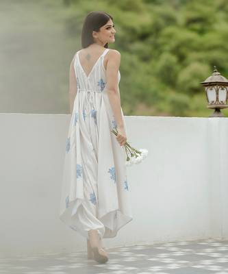 Seashell cream palazzo jumpsuit 5
