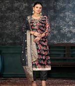 BlackGeorgette Salwar Kameez