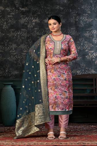pinkGeorgette Salwar Kameez