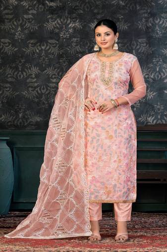 pinkGeorgette Salwar Kameez