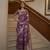 Kimisha women's wine organza woven saree with unstitched blouse piece