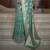 Kimisha women's rama organza woven saree with unstitched blouse piece