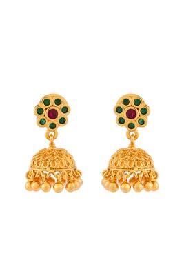 Gold Multicolor 1 Pair of Earrings 3