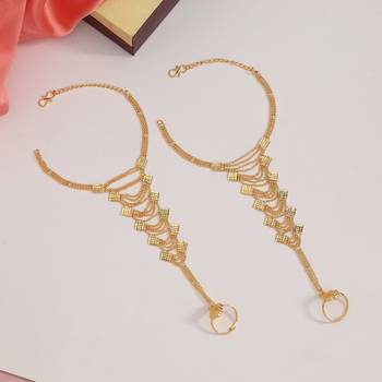 Gold color hathphool 2