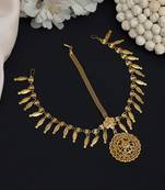 Gold color matha patti