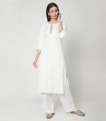 Off White Kurta Pajama Set