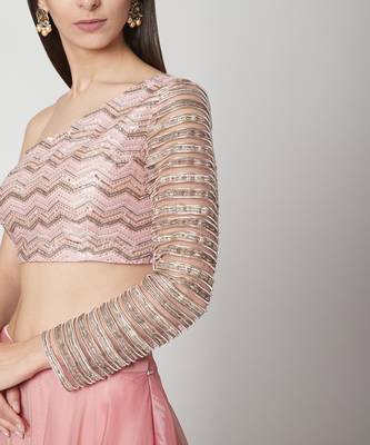 Rose Pink Lehenga Set 2