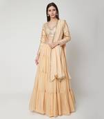 Nude Lehenga Set