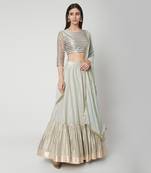 Powder Blue Lehenga Set