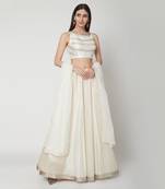 Off White Lehenga Set