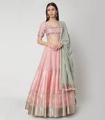 Light Pink Lehenga Set