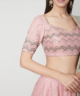 Light Pink Lehenga Set 3