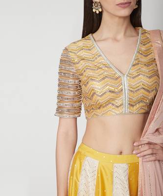 Yellow Lehenga Set 3