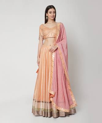 Orange Lehenga Set 1