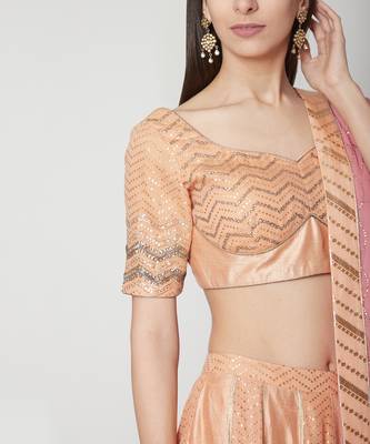 Orange Lehenga Set 3