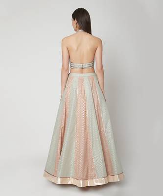 Aqua Lehenga Set 3