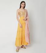 Yellow Anarkali Set