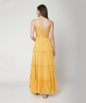 Yellow Anarkali Set 3