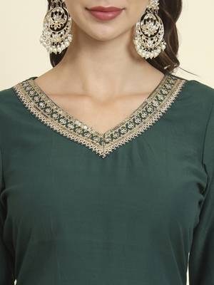  women silk blend kurta pant dupatta set 5