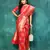 Elora silk blend banarasi woven designer saree for women (red)