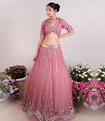 Punch Pink Ahyana Lehenga Set