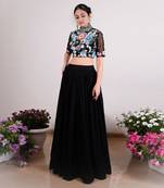 Black Ashni Lehenga Set
