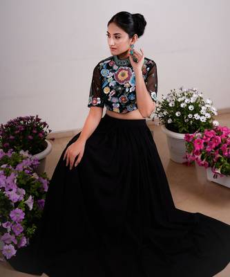Black Ashni Lehenga Set 3