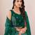 BOTTLE GREEN LEHENGA SET