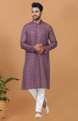 Digital Print Cotton Kurta Set 1