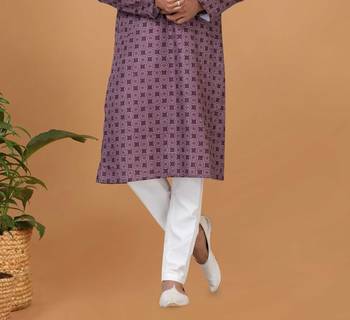 Digital Print Cotton Kurta Set 3