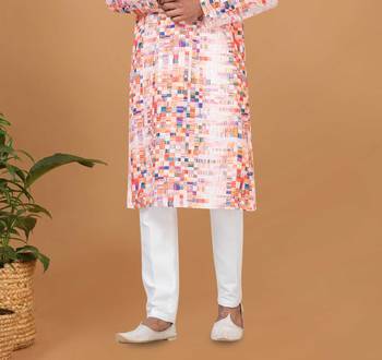 Digital Print Cotton Kurta Set 3