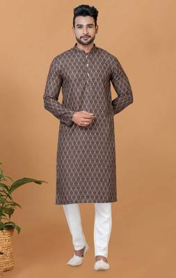 Digital Print Cotton Kurta Set 1