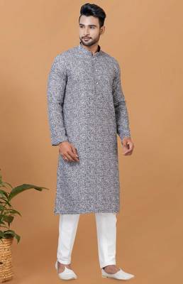 Digital Print Cotton Kurta Set 2
