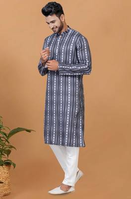 Digital Print Cotton Kurta Set 2