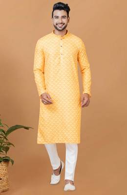 Digital Print Cotton Kurta Set 1