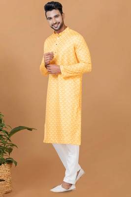 Digital Print Cotton Kurta Set 2
