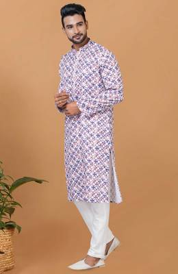 Digital Print Cotton Kurta Set 2