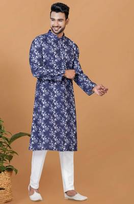 Digital Print Cotton Kurta Set 2