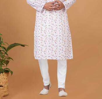 Digital Print Cotton Kurta Set 3