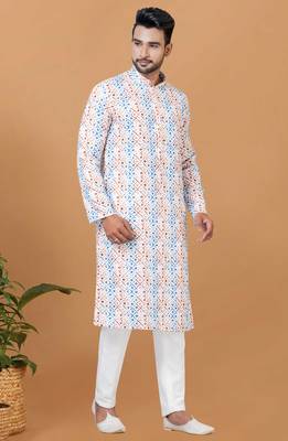 Digital Print Cotton Kurta Set 2