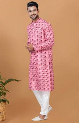 Digital Print Cotton Kurta Set 2